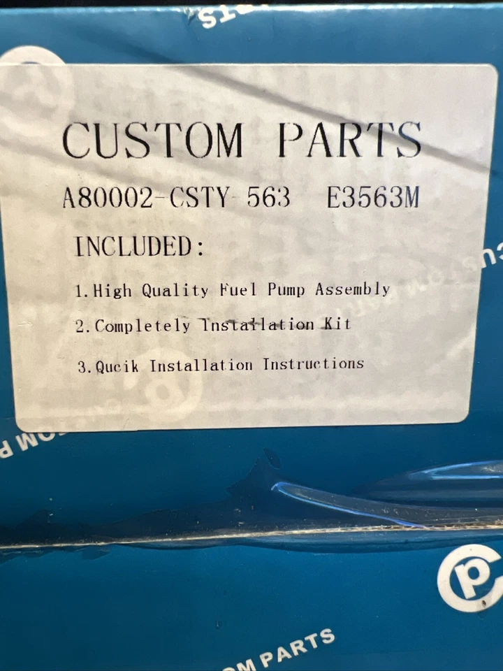 电动燃油泵适用于 2002 - 2003 雪佛兰 S10 19167474 19167468 — 第 1/2 张图片