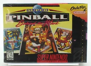 Super Pinball Behind The Mask Super Nintendo SNES - Sealed V Seam - 1994 - Picture 1 of 10