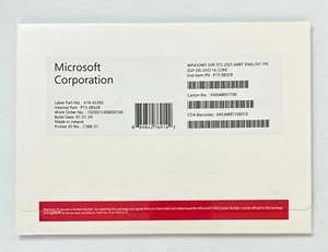 Microsoft Windows Server 2025 Standard 16 Core DVD - Picture 1 of 2