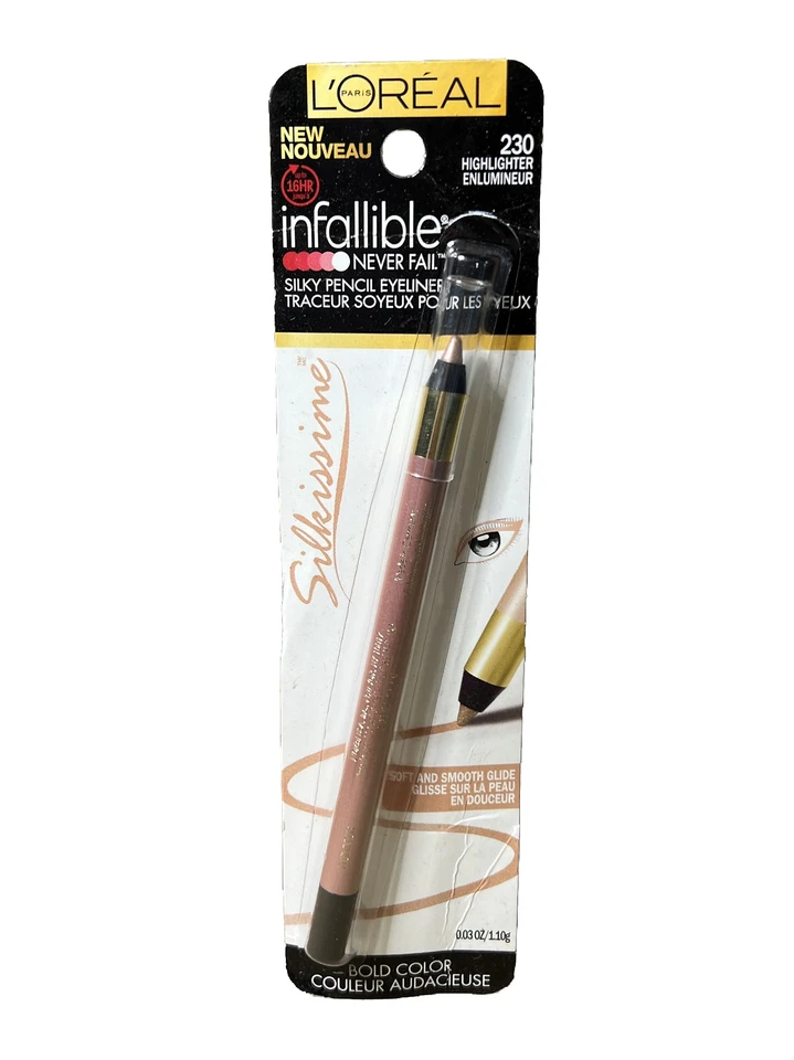 L'OREAL Infallible Silkissime Satin Pencil Eyeliner # 230 Highlighter (1) - Image 1 of 1