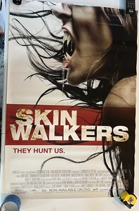 SKINWALKERS Original video release poster 27 x 40 Rolled - Picture 1 of 1