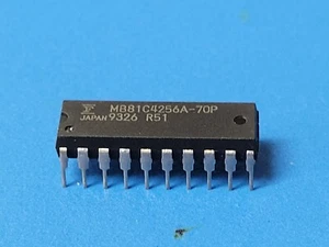 (2 PCS) MB81C4256A-70P FUJITSU Fast Page DRAM, 256KX4, 70ns, CMOS, PDIP20 - Picture 1 of 1