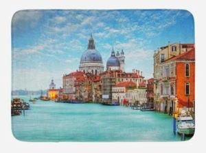 Italy Bath Mat Bathroom Decor Plush Non-Slip Mat 29.5" X 17.5" Ambesonne - Picture 1 of 34