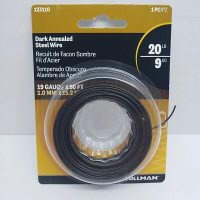 Hillman 锚丝深退火钢丝 19 GA. X 50' #123110 — 第 1/2 张图片