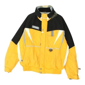 Colmar Mens Ski Jacket | Vintage Yellow Black Snow Coat Winter Sports Outerwear - Picture 1 of 6