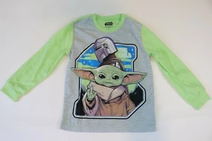 Star Wars Baby Yoda Boys Long Sleeve Pajama Top Size 8 NWOT - Picture 1 of 3