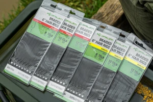 "NEU Korum Big Fish geflochtene Haar-Rigs 6" *ZAHLEN SIE 1 POST* - Bild 1 von 1