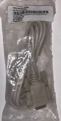  IBM BEIGE CABLE ASSEMBLY DB9 TO RJ45 BRAND NEW 41Y9305 - Image 1 of 4