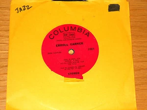 STEREO JAZZ 7" 33 (NO COVER) - ERROLL GARNER - COLUMBIA 9821 - Imagen 1 de 2