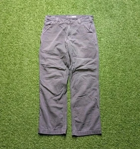 Carhartt Hose Herren 32x30 grau Relaxed Fit Rugged Flex Canvas Arbeit BN2291 - Bild 1 von 13