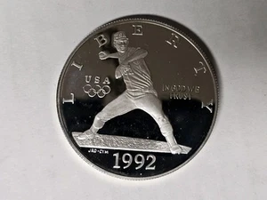 1992 S Olympic Silver Dollar Gem Proof Ships Free - Picture 1 of 2