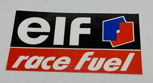 Elf Race Fuel Car Racing Advertising Vintage Bumper Sticker NOS 7-1/4" x 7-3/4" - Picture 1 of 1