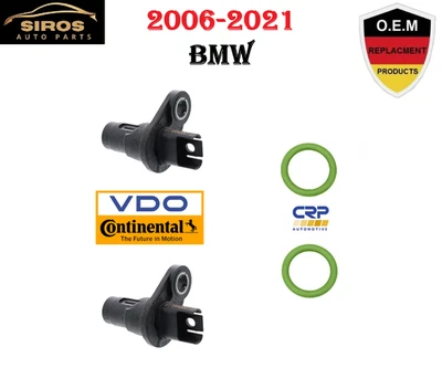 Juego de 2 sensores de posición del árbol de levas con anillos para vehículos BMW 2006-2020 VDO/CRP Foto 1 de 4