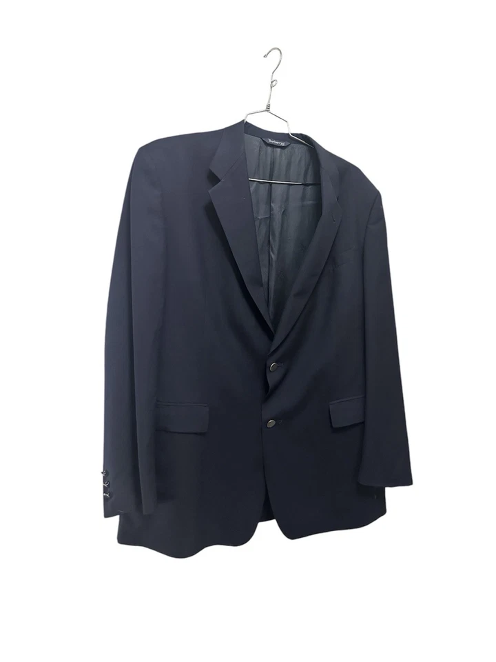 Jaqueta Burberry Vintage Terno de Lã Blazer Casaco Esportivo Tamanho 44 - Imagem 1 de 4