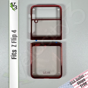 Case for Galaxy Z Flip 4 - Wine Red Glow | 2-Piece Cover | Sleek, Slim & Stylish - Picture 1 of 21
