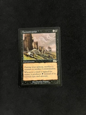 Contamination [Urzas Saga] Magic MTG Cards LP/MP - Image 1 of 2