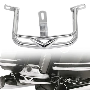 Chrome Rear Fender Rail Trim Bumper For Harley Street Electra Glide Road King - Picture 1 of 14