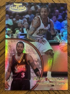 2000-2001 Topps Gold Label Allen Iverson Classe 1 Philadelphia Sixers - Foto 1 di 2