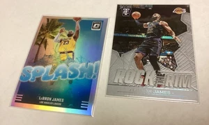 2024/25 Lebron James Insert 2 Card Lot Certified 20/75 Rock Rim Splash Prizm Opt - Picture 1 of 3