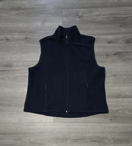 L.L. Chaleco para mujer Bean Polartec polar azul cremallera completa 2 bolsillos con cremallera talla XL regular - Imagen 1 de 10