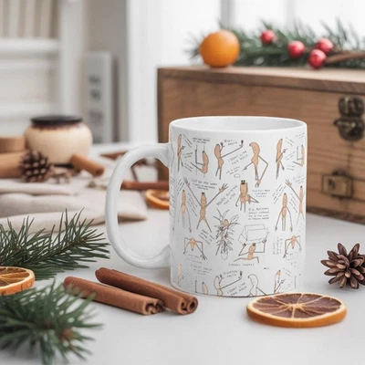 Taza Robert Help | Taza Meme Marcus the Worm | Divertido Regalo Brainrot Weirdcore Foto 1 de 3