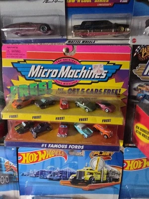 Vintage Micro Machines Famous Fords 10 Car Set Galoob 65100 New Sealed - Image 1 of 3