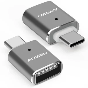 USB C to USB 3.0 Adapter 2 Pack Type C Male to USB A Female OTG Converter - Picture 1 of 7