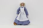 Dollhouse Miniature  Nanny or Cook in Blue & White