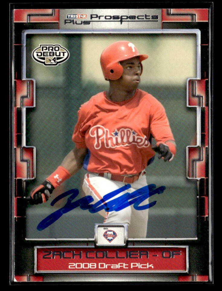 Zach Collier signed auto 2008 TriStar Prospects Plus #38 card - Image 1 of 2
