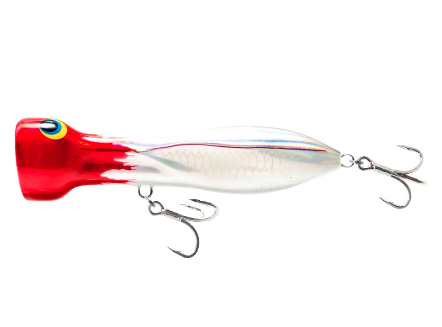 NOMAD DESIGN Chug Norris 95mm/3.75in Fireball Red Head Popper (CHUG95-FRH)