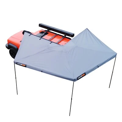 Toldo para coche Naturnest 270 impermeable techo refugio sombra con varilla para lado del conductor Foto 1 de 4