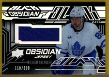 2022-23 UD Black Obsidian Jerseys #OJWN William Nylander /399 - MAPLE LEAFS