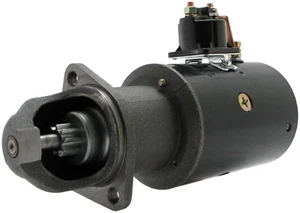 New USA Made Starter Motor White Combines 12V 9 Tooth 2095496 MHA7015 MHA6107S - Picture 1 of 7