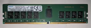 Samsung 16GB DDR4 288 Pin Registered ECC PC Server Memory RAM 2666Mhz PC4-21300 - Picture 1 of 3