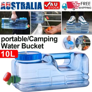 Portable Outdoor Camping AU 10L Water Container Large Water Tank with Spigot - Picture 1 of 6
