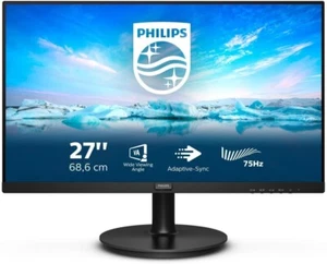 Monitor Philips 272V8LA/00 27" FHD 1920x1080 DP HDMI VGA Adaptive Sync 75Hz 4ms - Imagen 1 de 4