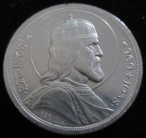 MDS UNGARN HUNGARY 5 PENGÖ 1938 BP "900. JAHRESTAG TOD ST. STEPHAN", SILBER #K - Picture 1 of 2