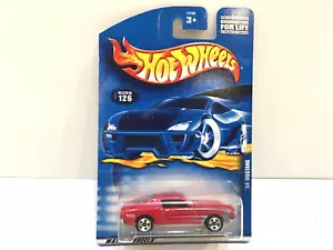 2001 Hot Wheels 1968 FORD MUSTANG FASTBACK Collector #126 Diecast Red - Picture 1 of 6