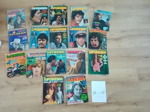Lot 17 des premiers numeros- revue magazine SUPERHEBDO-SLC-1970-elvis/dean/darc - Bild 1 von 4