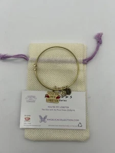 Brazalete Brazalete Angélica You're My Lobster Friends Ajustable Latón 7.5" - Imagen 1 de 1