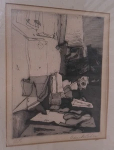 Original Signed Etching by Alice B. Cohen - Contemporary Abstract Art - Limited - Picture 1 of 12