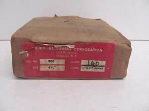 DURO INSTRUMENT 800 PRESSURE GAUGE 160PSI - Picture 1 of 3