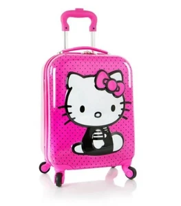 Heys HELLO KITTY Hard Shell Girls Carry On Rolling Suitcase Luggage Wheeled 18" - Picture 1 of 10