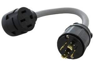 Adaptador de carga flexible EV para Tesla NEMA L15-20P a NEMA 14-50 de AC WORKS® - Imagen 1 de 5