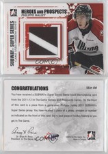 2011-12 ITG Heroes and Prospects Silver Emblem Philippe Halley #SSM-08