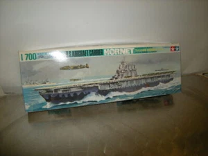 1:700 Tamiya Water Line US Aircraft Carrier Hornet -- ¡Falta instrucciones!! En embalaje original - Imagen 1 de 1