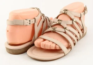 $120 LUXURY REBEL LAUREL Blush Leather Designer Wedge Sandal 6.5 EUR 36.5 - Picture 1 of 4