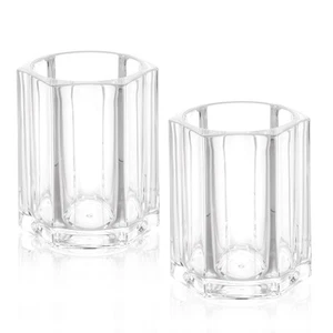 2 Pack Rhombu Toothpick Dispenser Portable Toothpick Box Clear Acrylic Toothp... - Picture 1 of 7