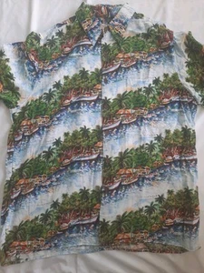 Reyn Spooner Guy Buffet 100% Rayon Hawaiian Shirt Mens Large. - Picture 1 of 6