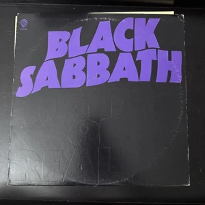 Black Sabbath Master of Reality Vinyl Record BS 2562 Warner Bros No Poster - Foto 1 di 8